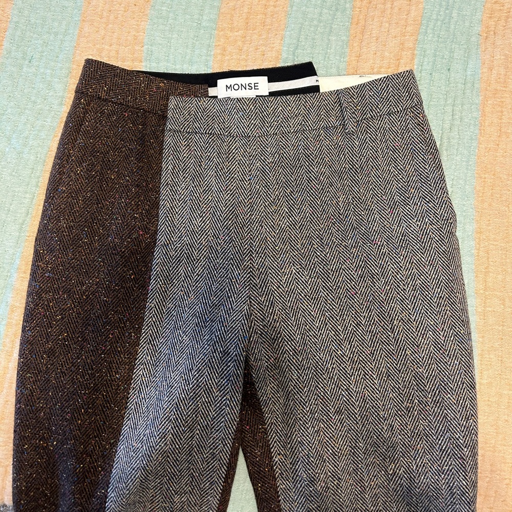 LAST CHANCE! Deleting soon // Monse tweed pants